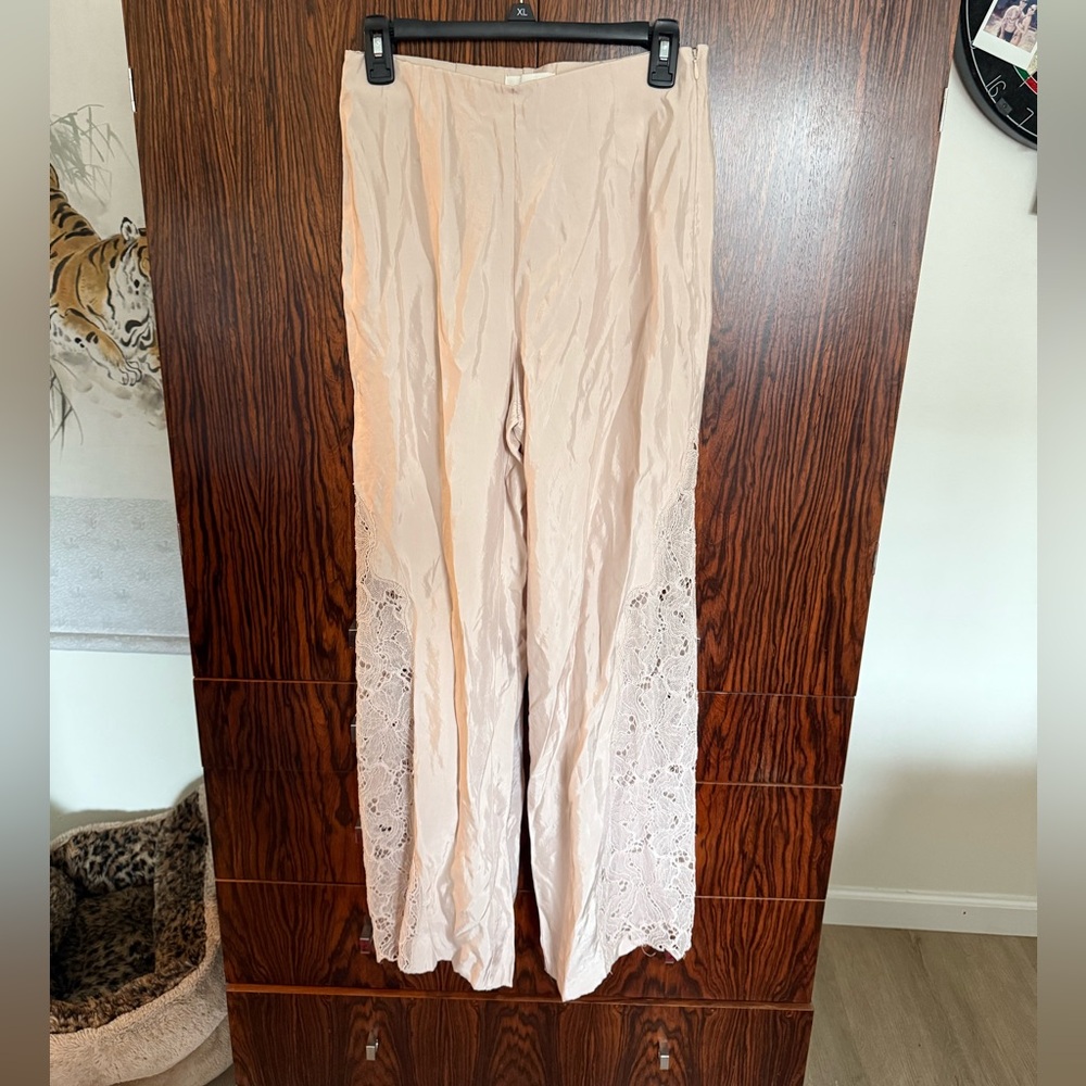H&M Cream Lace Women's Pants